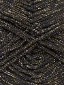 Width is 2-3 mm Composition 100% Polyester, Brand Ice Yarns, Gold, Dark Brown, fnt2-69407 