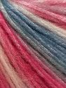Fiber Content 56% Polyester, 44% Acrylic, Teal, Pink Shades, Brand Ice Yarns, fnt2-69785 