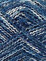 Composition 45% Coton, 45% Acrylique, 10% Polyester, White, Brand Ice Yarns, Blue Shades, fnt2-70275 
