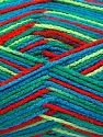 Fiber Content 100% Acrylic, Red, Brand Ice Yarns, Green Shades, Blue, fnt2-71064 