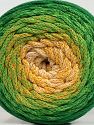 Please be advised that yarns are made of recycled cotton, and dye lot differences occur. Fiber Content 100% Cotton, Yellow, White, Brand Ice Yarns, Green Shades, fnt2-71150 