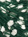 Fiber Content 90% Acrylic, 10% Polyester, White, Jungle Green, Brand Ice Yarns, fnt2-71248 