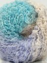 Fiber Content 50% Acrylic, 30% Wool, 20% Mohair, Turquoise, Powder Pink, Light Lilac, Brand Ice Yarns, fnt2-71493 