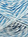 Fiber Content 100% Acrylic, White, Brand Ice Yarns, Grey, Blue Shades, fnt2-72588 