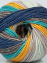 Composition 50% Acrylique, 50% Coton, Yellow, Turquoise, Lilac, Brand Ice Yarns, Cream, Camel, Blue, fnt2-72631 