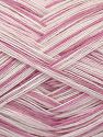 Composition 100% Acrylique, White, Pink Shades, Brand Ice Yarns, fnt2-72657 