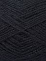 Fiber Content 50% Acrylic, 50% Wool, Brand Ice Yarns, Black, fnt2-72847 