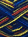Fiber Content 80% Acrylic, 10% Polyester, 10% Wool, Yellow, Navy, Brand Ice Yarns, Copper, Blue, fnt2-72867 