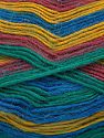 Fiber Content 40% Wool, 30% Acrylic, 30% Mohair, Brand Ice Yarns, Gold, Emerald Green, Copper, Blue, fnt2-73090 