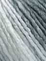 Fiber Content 100% Acrylic, White, Brand Ice Yarns, Grey Shades, fnt2-73211 
