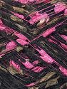 Vezelgehalte 95% Polyester, 5% Metallic lurex, Pink, Light Brown, Brand Ice Yarns, Black, fnt2-73254 