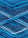 Machine Washable and Dryable Fiber Content 75% Virgin Wool, 25% Polyamide, Turquoise Shades, Brand Ice Yarns, Blue Shades, fnt2-74004 