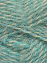 Fiber Content 50% Acrylic, 35% Wool, 15% Mohair, Turquoise, Brand Ice Yarns, Beige, fnt2-74289 