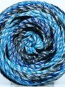 Fiber Content 100% Acrylic, Brand Ice Yarns, Blue Shades, Black, fnt2-74381 