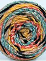 Composition 100% Acrylique, Yellow, White, Teal, Orange, Brand Ice Yarns, Black, fnt2-74382 