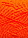 Fiber Content 100% Acrylic, Neon Orange, Brand Ice Yarns, fnt2-74505 