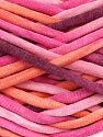 Fiber Content 60% Polyamide, 40% Cotton, Pink Shades, Orange, Maroon, Brand Ice Yarns, fnt2-74545 