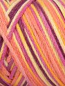 Please be advised that yarns are made of recycled cotton, and dye lot differences occur. Fiber Content 80% Cotton, 20% Polyamide, Yellow, Pink, Orange, Brand Ice Yarns, fnt2-74597 