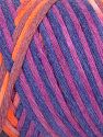 Please be advised that yarns are made of recycled cotton, and dye lot differences occur. Fiber Content 80% Cotton, 20% Polyamide, Purple, Pink, Orange, Maroon, Brand Ice Yarns, fnt2-74641 
