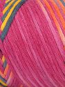 Please be advised that yarns are made of recycled cotton, and dye lot differences occur. Fiber Content 80% Cotton, 20% Polyamide, Yellow, Pink, Orange, Light Grey, Brand Ice Yarns, fnt2-74650 