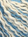 Composition 50% Coton, 50% Acrylique, Brand Ice Yarns, Cream, Blue Shades, fnt2-74736 