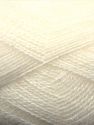 Fiber Content 75% Premium Acrylic, 15% Wool, 10% Mohair, White, Brand Ice Yarns, fnt2-74777 
