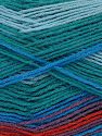 Machine Washable. Fiber Content 75% Superwash Wool, 25% Polyamide, Orange, Lilac, Brand Ice Yarns, Green, Blue, fnt2-75001 