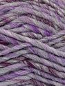 Fiber Content 75% Premium Acrylic, 15% Wool, 10% Mohair, Purple, Lilac, Brand Ice Yarns, Grey Shades, fnt2-75167 