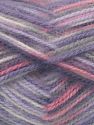 Fiber Content 100% Acrylic, White, Pink, Lilac Shades, Brand Ice Yarns, fnt2-75194 