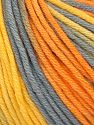Composition 50% Coton, 50% Acrylique, Yellow, Orange, Brand Ice Yarns, Grey, Camel, fnt2-75312 