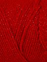 Fiber Content 95% Acrylic, 5% Metallic Lurex, Red, Brand Ice Yarns, fnt2-75447 