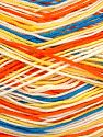 Fiber Content 100% Acrylic, Yellow, White, Orange, Brand Ice Yarns, Blue, fnt2-75650 