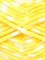 Fiber Content 100% Micro Fiber, Yellow, White, Brand Ice Yarns, fnt2-75795 