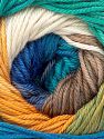 Composition 100% Acrylique, Turquoise, Purple, Brand Ice Yarns, Green, Gold, Cream, Camel, fnt2-75810 