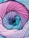 Composition 100% Acrylique, Turquoise, Pink, Lilac, Brand Ice Yarns, fnt2-75814 