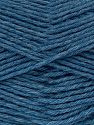 Fiber Content 50% Acrylic, 50% Wool, Jeans Blue, Brand Ice Yarns, fnt2-75840 