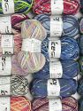 Colorway Sock Yarns Machine washable In this list; you see most recent 50 mixed lots. <br> To see all <a href=&amp/mixed_lots/o/4#list&amp>CLICK HERE</a> (Old ones have much better deals)<hr> Contenido de fibra 75% Superwash Wool, 25% Poliamida, Brand Ice Yarns, fnt2-76340 