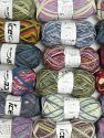 Colorway Sock Yarns Machine washable In this list; you see most recent 50 mixed lots. <br> To see all <a href=&amp/mixed_lots/o/4#list&amp>CLICK HERE</a> (Old ones have much better deals)<hr> Contenido de fibra 75% Superwash Wool, 25% Poliamida, Brand Ice Yarns, fnt2-76344 
