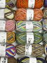 Colorway Sock Yarns Machine washable In this list; you see most recent 50 mixed lots. <br> To see all <a href=&amp/mixed_lots/o/4#list&amp>CLICK HERE</a> (Old ones have much better deals)<hr> Contenido de fibra 75% Superwash Wool, 25% Poliamida, Brand Ice Yarns, fnt2-76350 