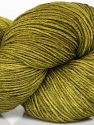 Please note that this is a hand-dyed yarn. Colors in different lots may vary because of the charateristics of the yarn. Machine Wash, Gentle Cycle, Cold Water, Do not Tumble Dry, Dry Flat, Do not Use Softeners. Fiber Content 80% Superwash Merino Wool, 20% Silk, Olive Green, Brand Ice Yarns, fnt2-76354 