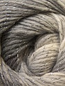 Composition 95% Acrylique, 5% Lurex, White, Silver, Brand Ice Yarns, Grey, Black, Yarn Thickness 3 Light DK, Light, Worsted, fnt2-22049 