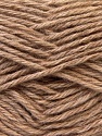 Contenido de fibra 70% Dralon, 30% Alpaca, Light Brown, Brand Ice Yarns, Yarn Thickness 4 Medium Worsted, Afghan, Aran, fnt2-25671 