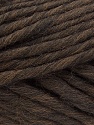 Composition 100% Laine Australienne, Brand Ice Yarns, Dark Brown, Yarn Thickness 6 SuperBulky Bulky, Roving, fnt2-26156 