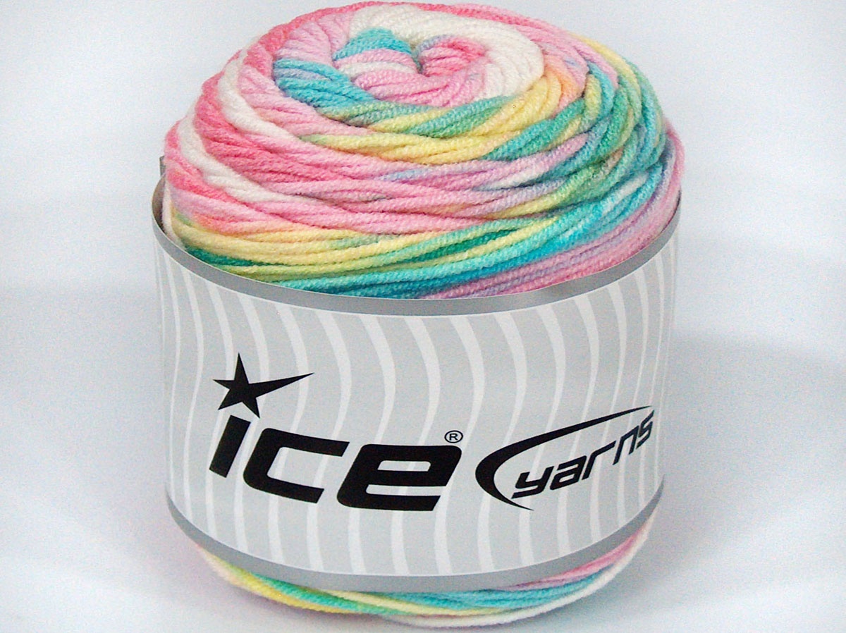 restjes Bouwen op Onvervangbaar Cakes Blues Baby Pastel Rainbow, Cakes Yarns | Ice Yarns Online Yarn Store