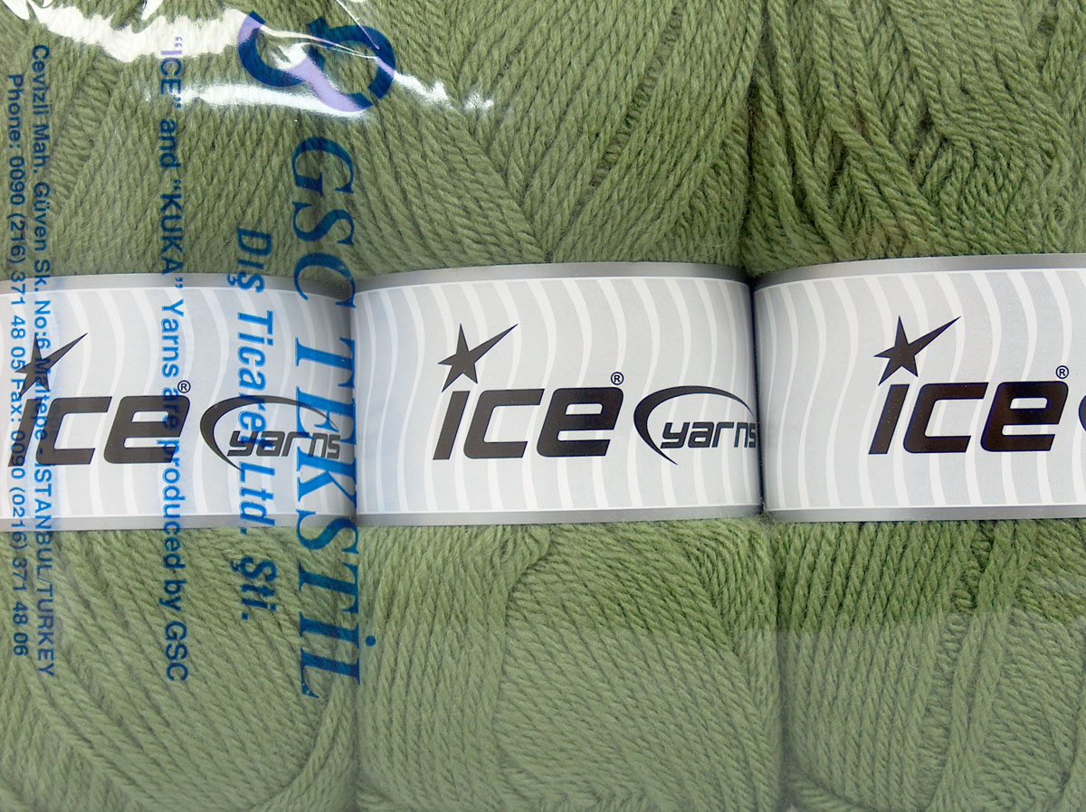 Overgang lidenskabelig nød Sale Plain Lys Kaki, Afslut garn | Ice Yarns Online Yarn Store